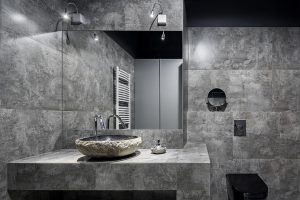 最好的灰色油漆顏色的浴室