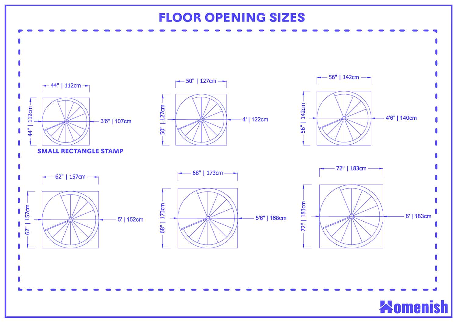Floor Opening Sizes