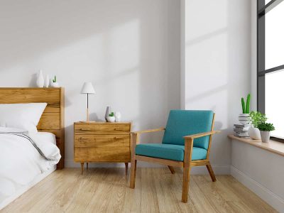 臥室色彩與鬆木家具的想法