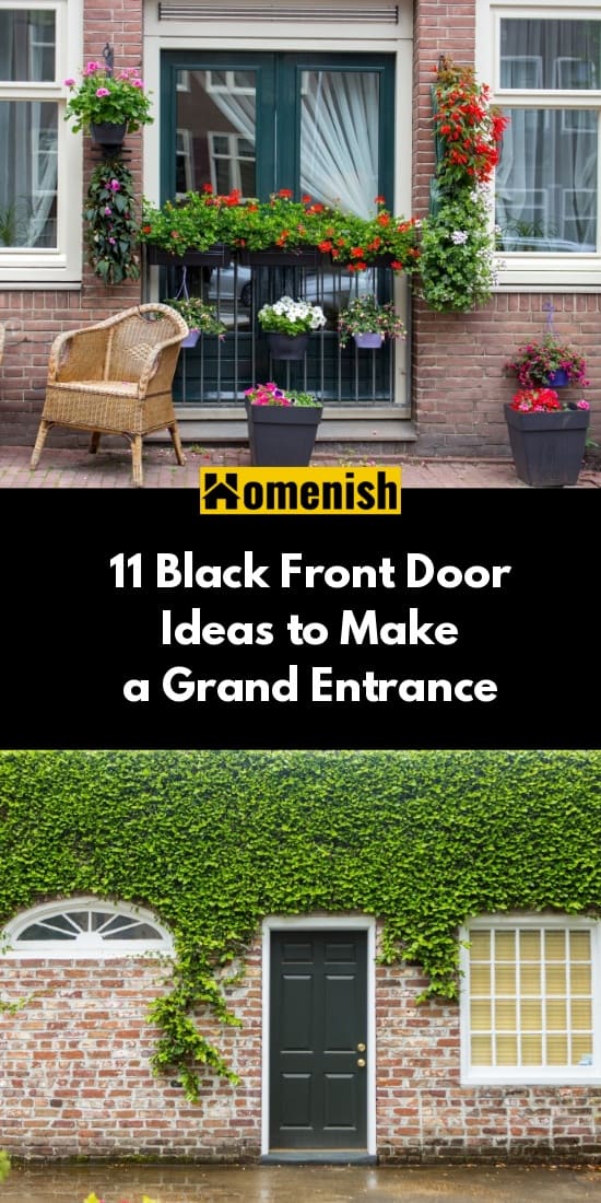 11黑色前門想法to Make a Grand Entrance