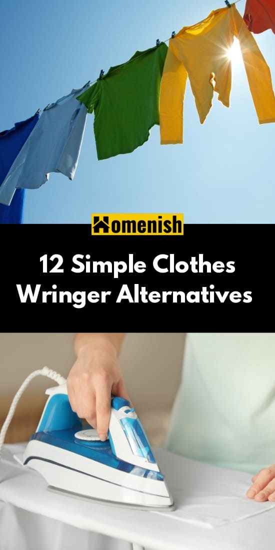 12種簡單的衣服壓榨機替代品