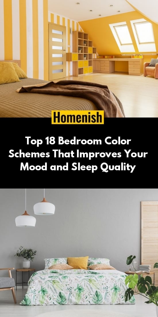 前18個臥室配色方案，改善你的情緒和睡眠質量